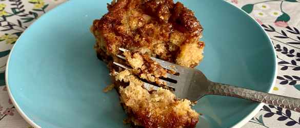 Claire’s cinnamon and toffee apple cake