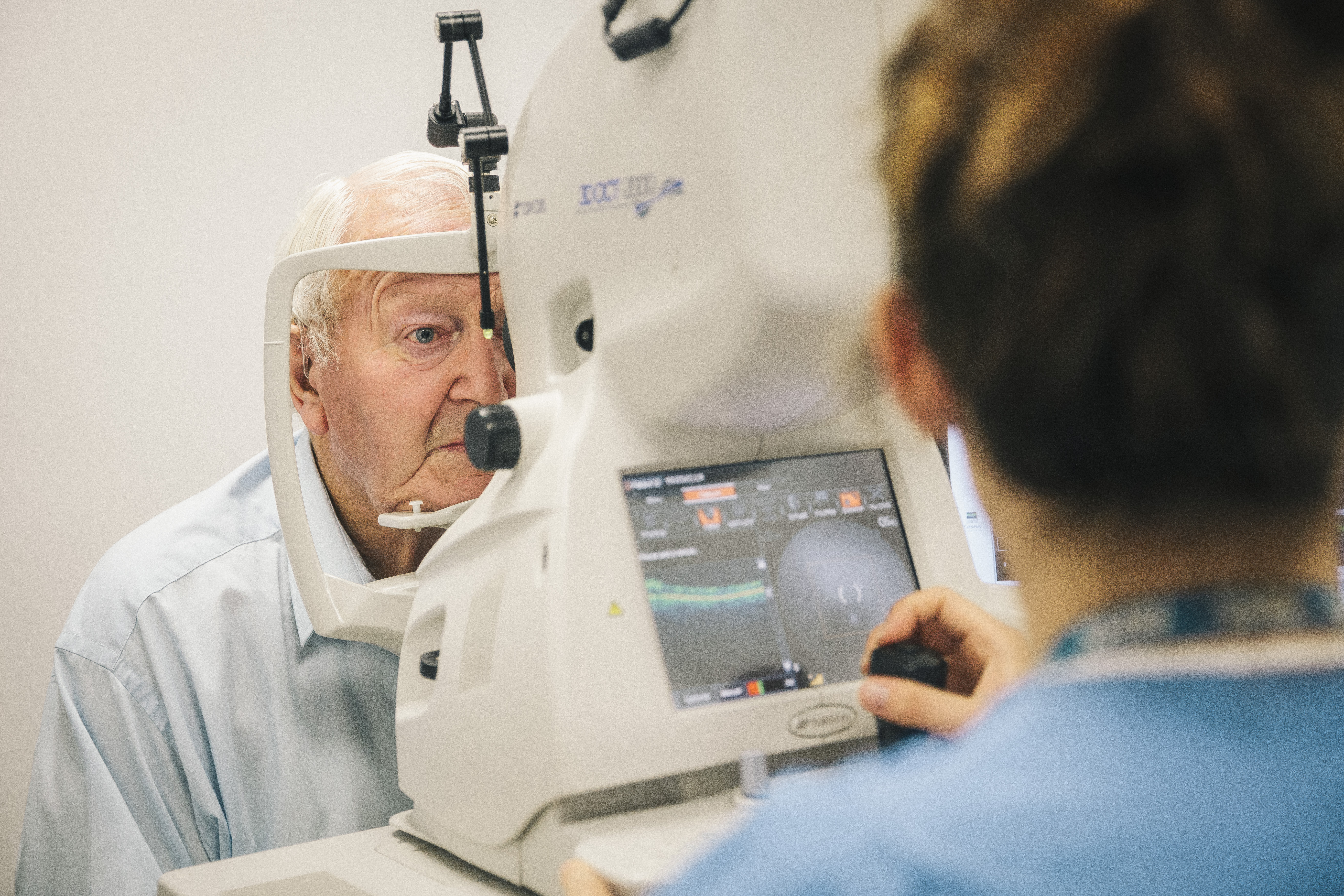 Optical coherence tomography (OCT) primary image