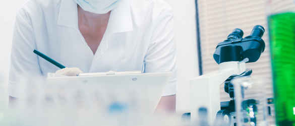 Scientist in laboratory