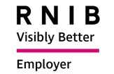 RNIB visibly better employer logo