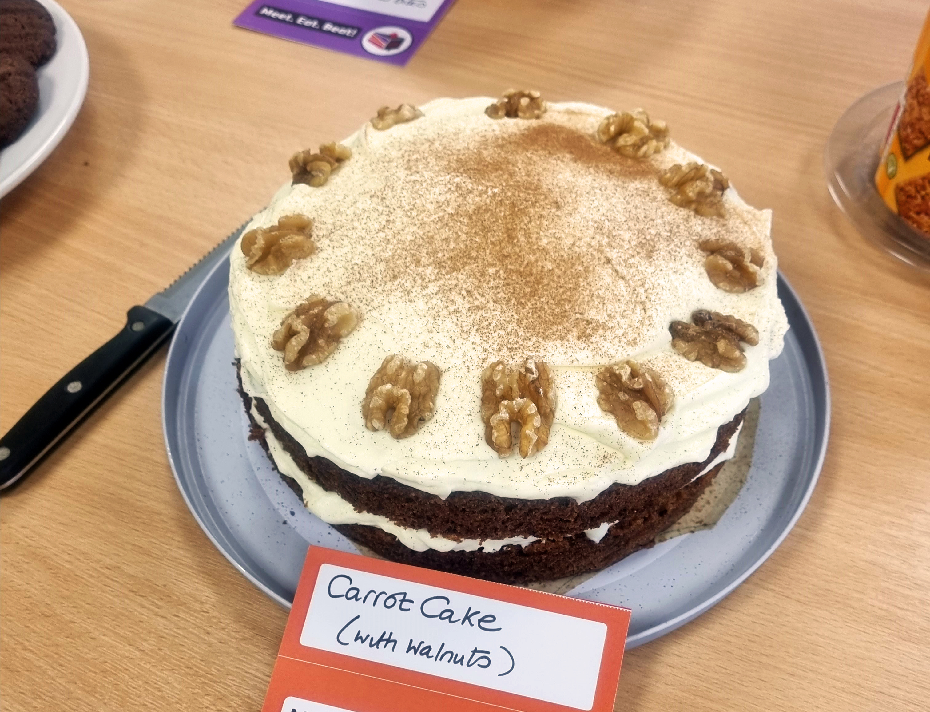 Julie’s spicy carrot cake