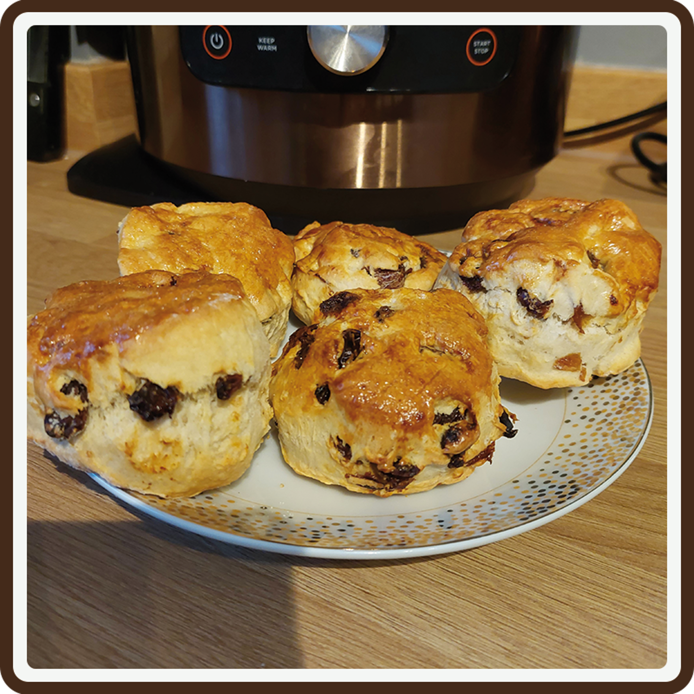 sam's air fryer scones